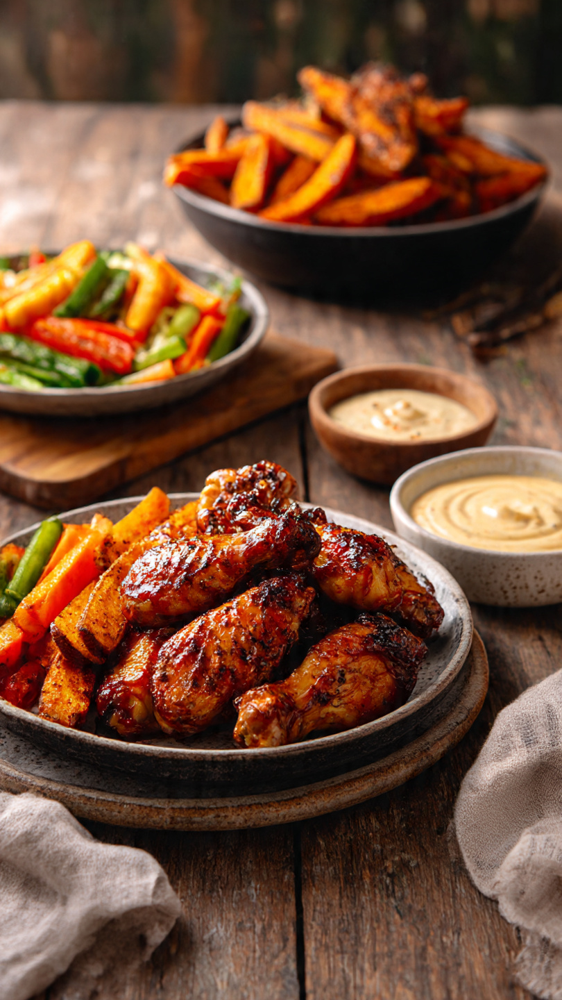 a_mouthwatering_air_fryer_meal_displayed_on