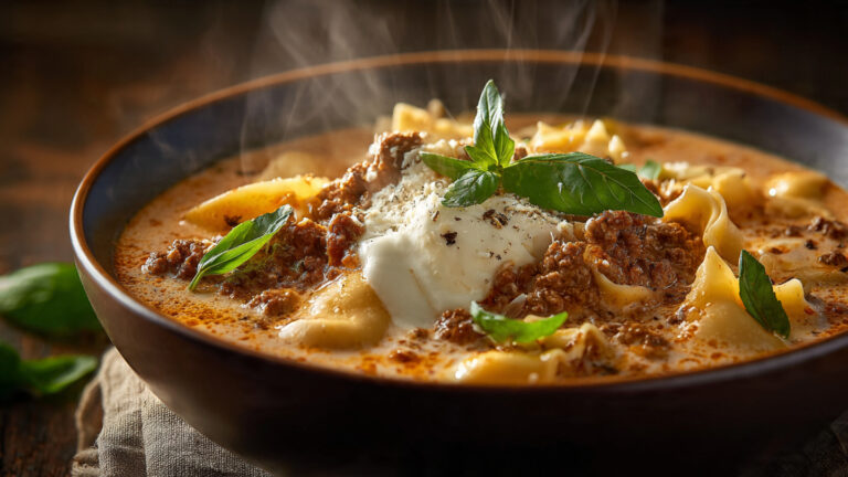 Creamy Lasagna Soup