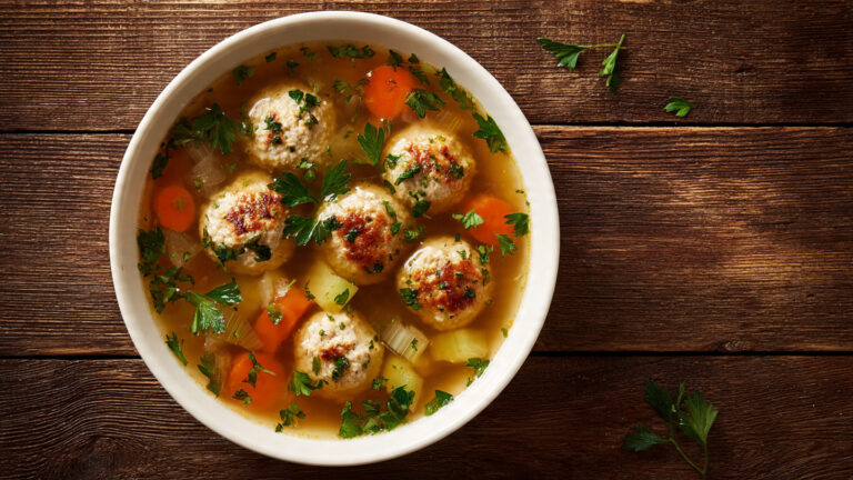 Comforting Chicken Meatball Soup – Hearty, Nourishing & Delicious