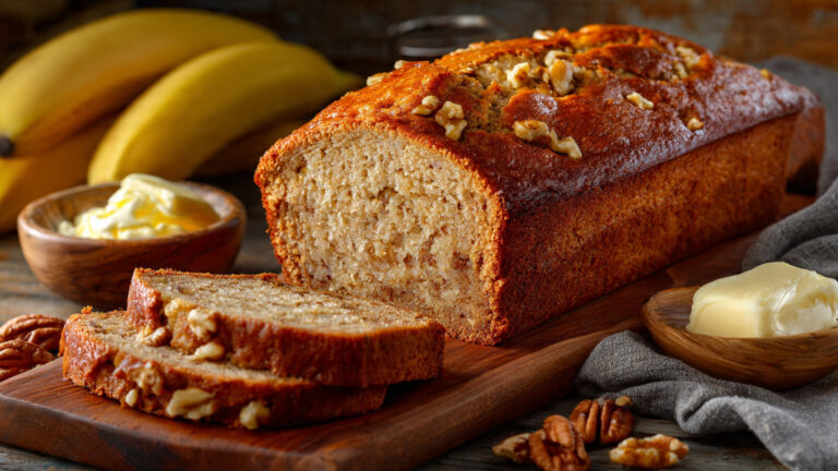 Seriously Moist Banana Nut Bread