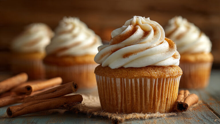 Cinnamon Roll Cupcakes With Swirl Frosting: Easy Baking Bliss