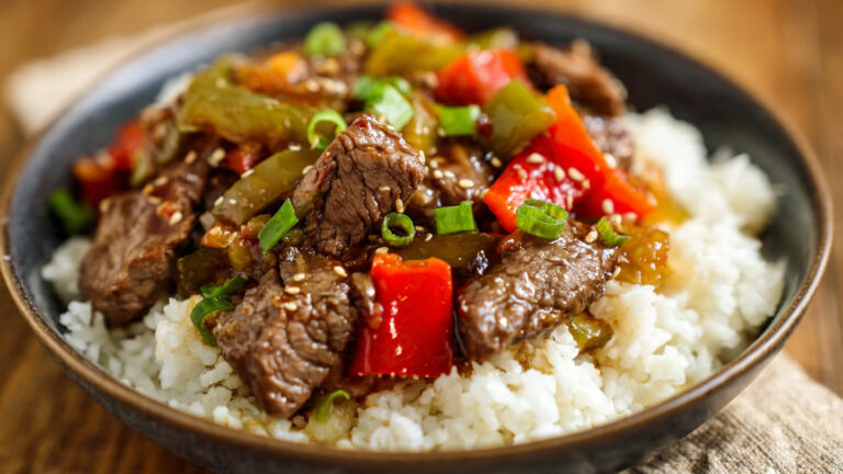 Crock Pot Pepper Steak