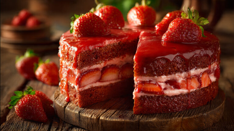 Decadent Strawberry Wet Cake Recipe