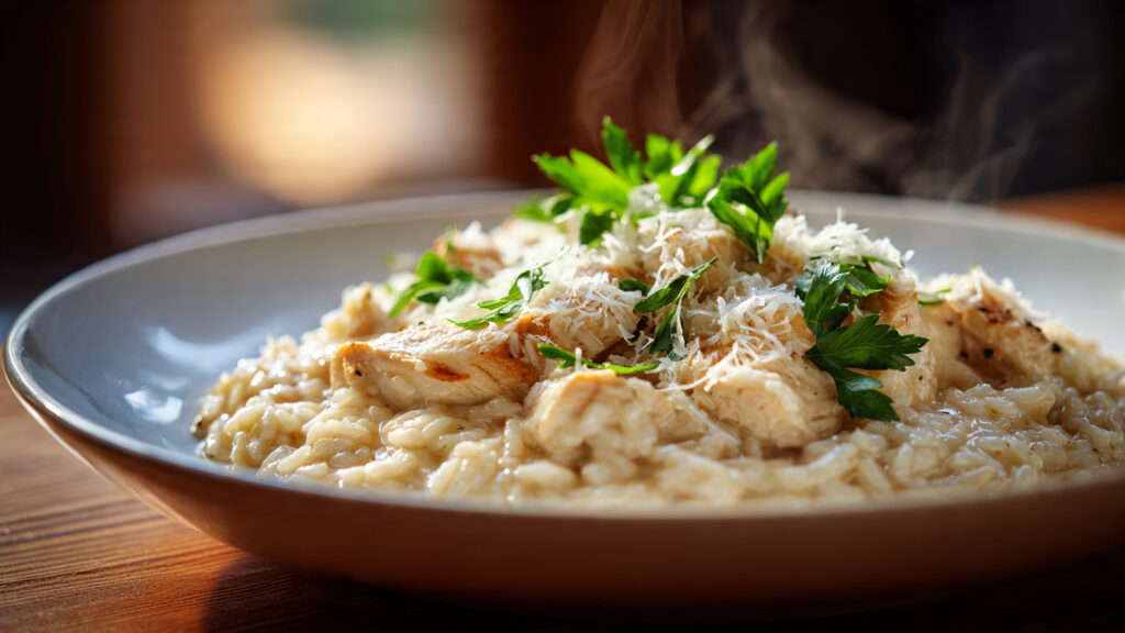 Creamy Chicken Risotto Rice Chicken Risotto – Creamy, Comforting, and Perfectly Flavorful ...