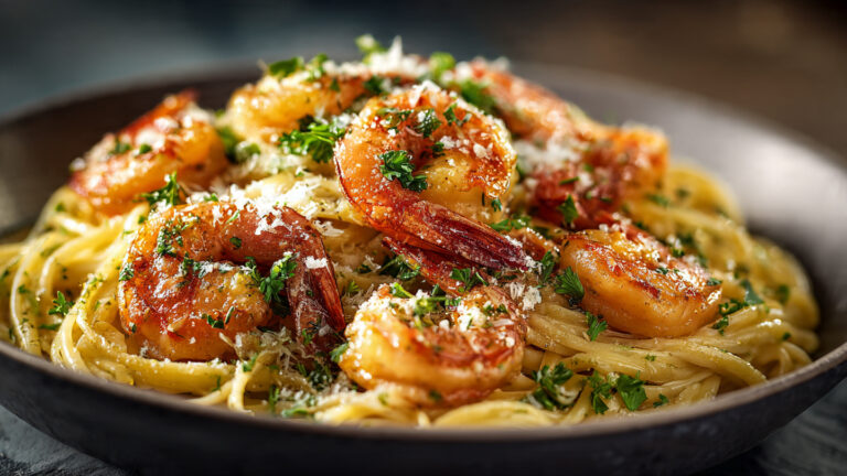 Garlic Butter Shrimp Pasta