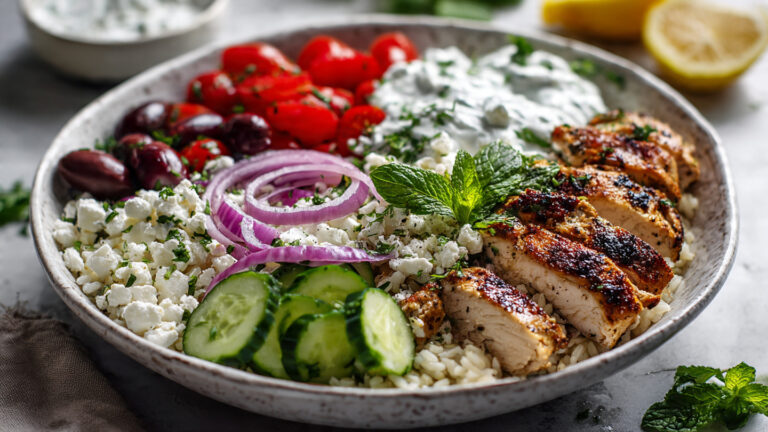 Greek Chicken Meal Prep Bowl: Easy, Clean, and Bursting with Flavor