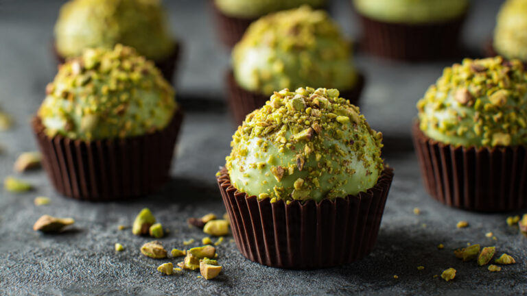Pistachio Ferrero Rocher Brownies Recipe