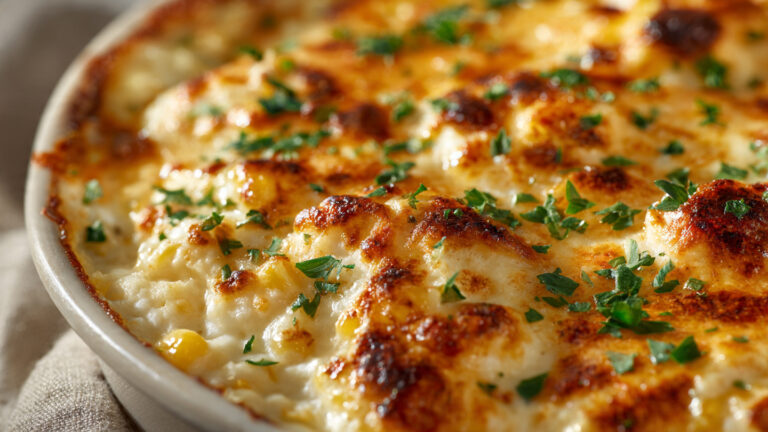 Sweet Corn Casserole – Cheesy, Creamy, and Absolutely Irresistible