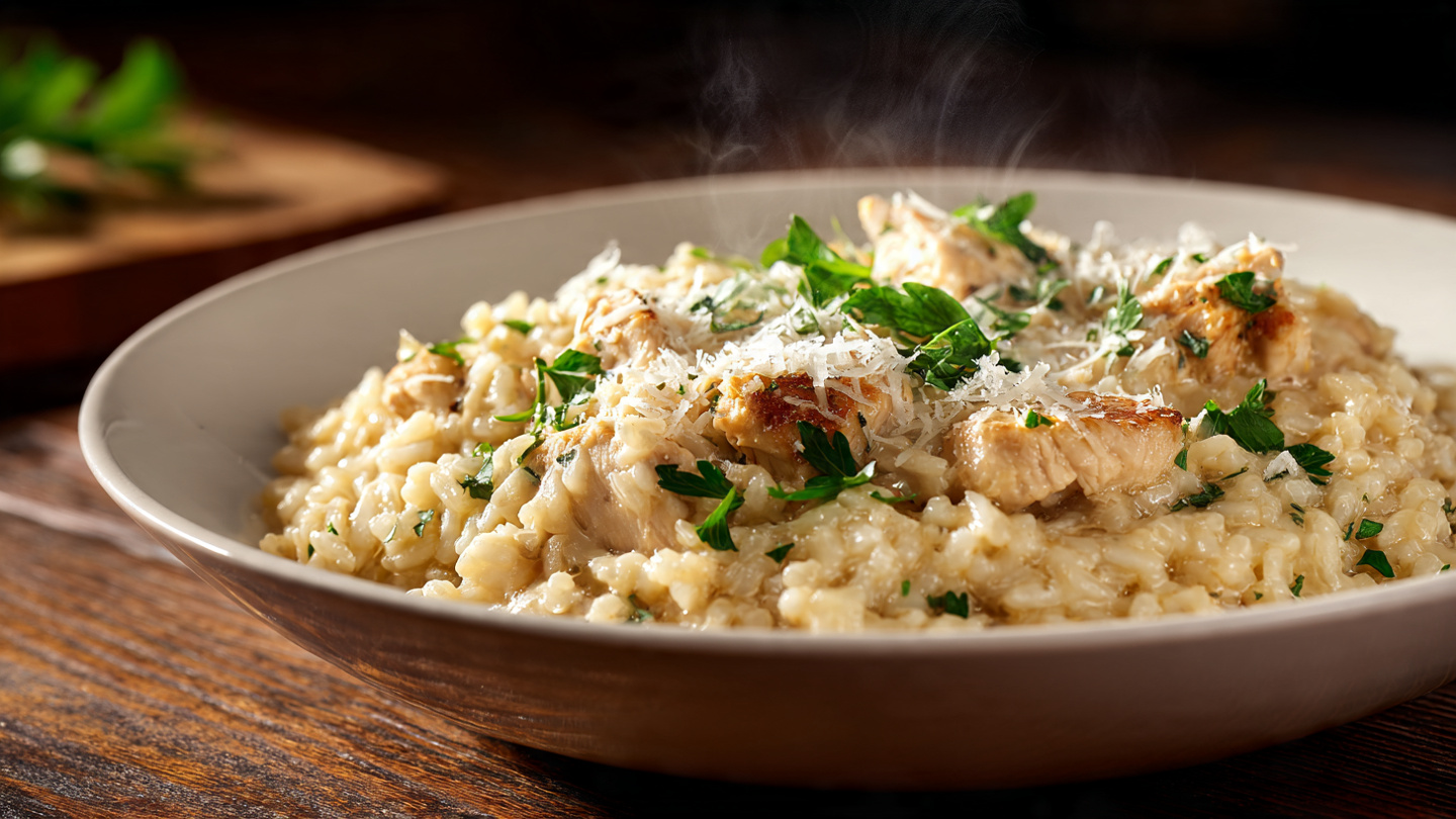 Chicken Rice Risotto Recipe Chicken Risotto – Creamy, Comforting, and Perfectly Flavorful ...